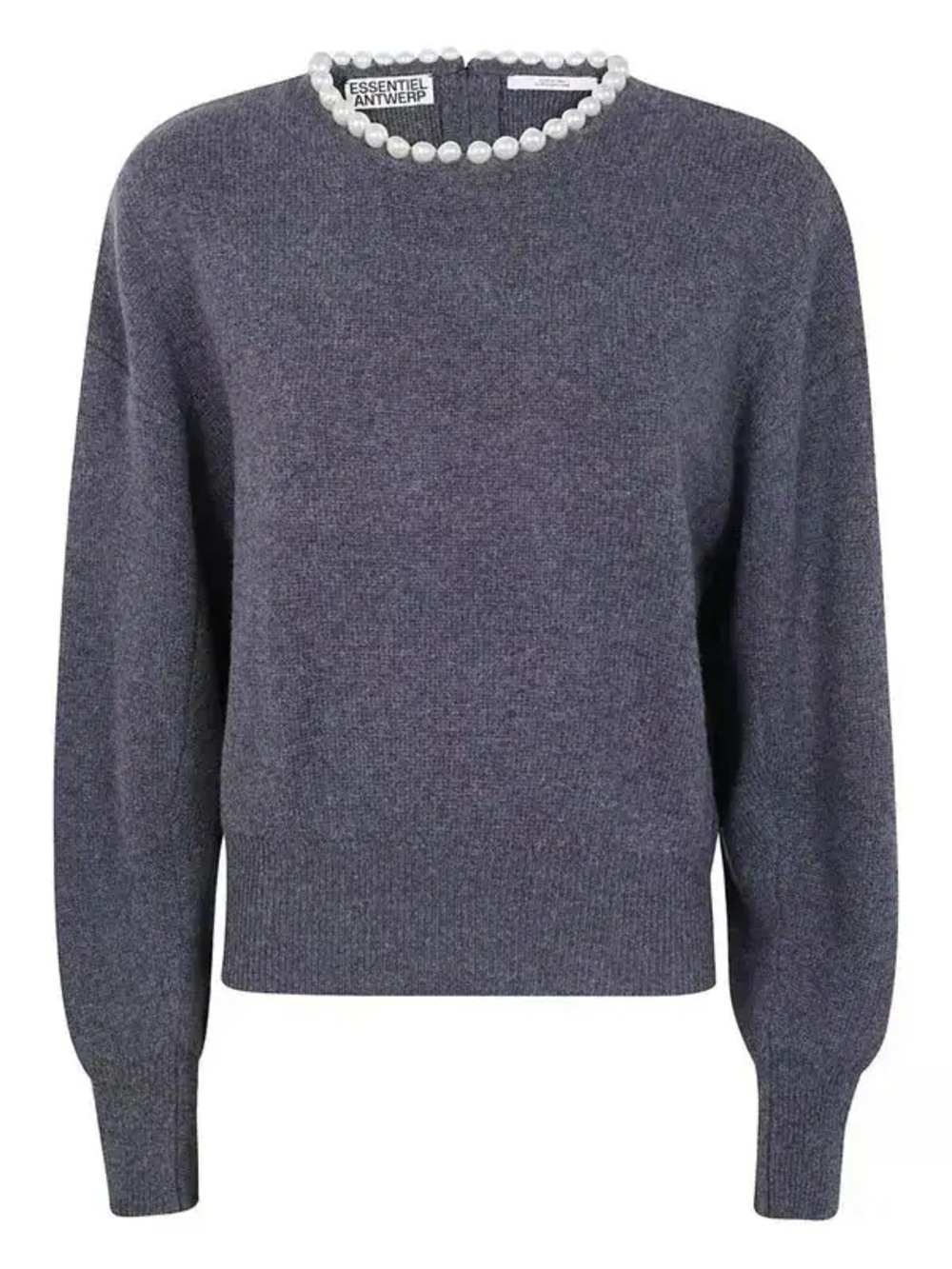 Essentiel Antwerp Pearl embellish wool sweater